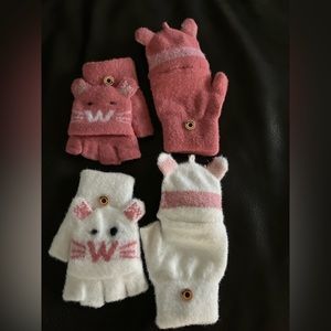 Girl’s Convertible Glove and Mitten Set